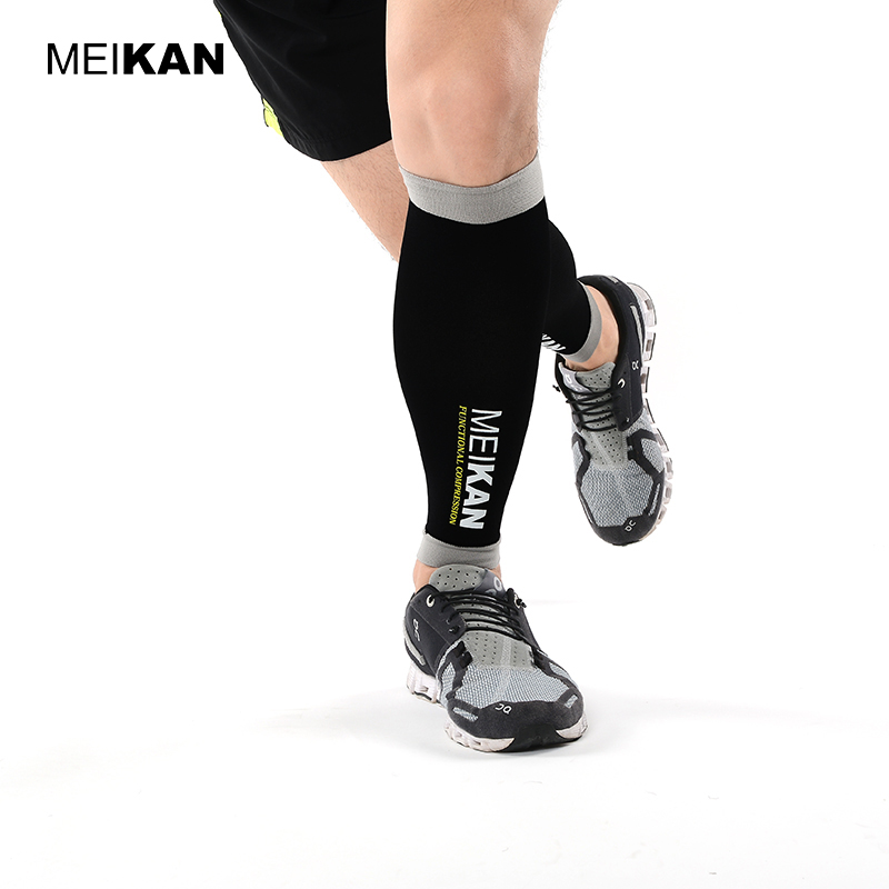 Running Gear For Marathon - MEIKAN funkcjonalne rękawy uciskowe łydki getry