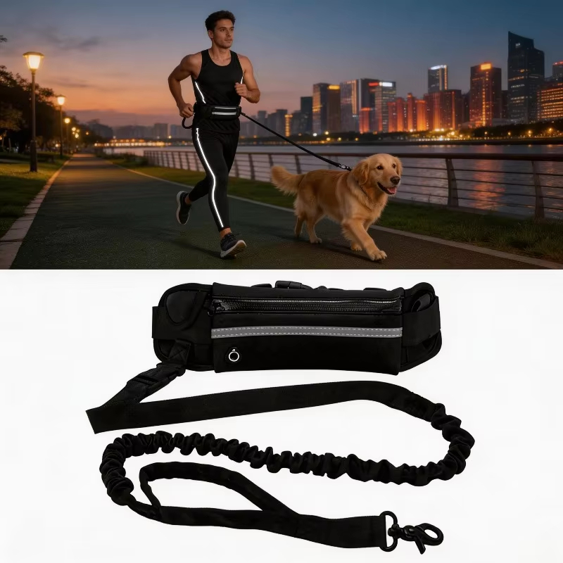 HOMEFISH Smycz dla psa bez uży – Running Gear Dog recenzja i cena