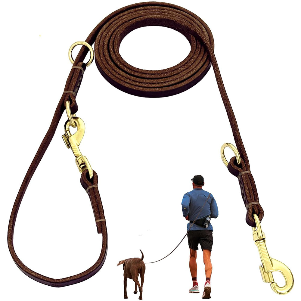 Wielofunkcyjna skórzana smycz  – Running Gear Dog recenzja i cena