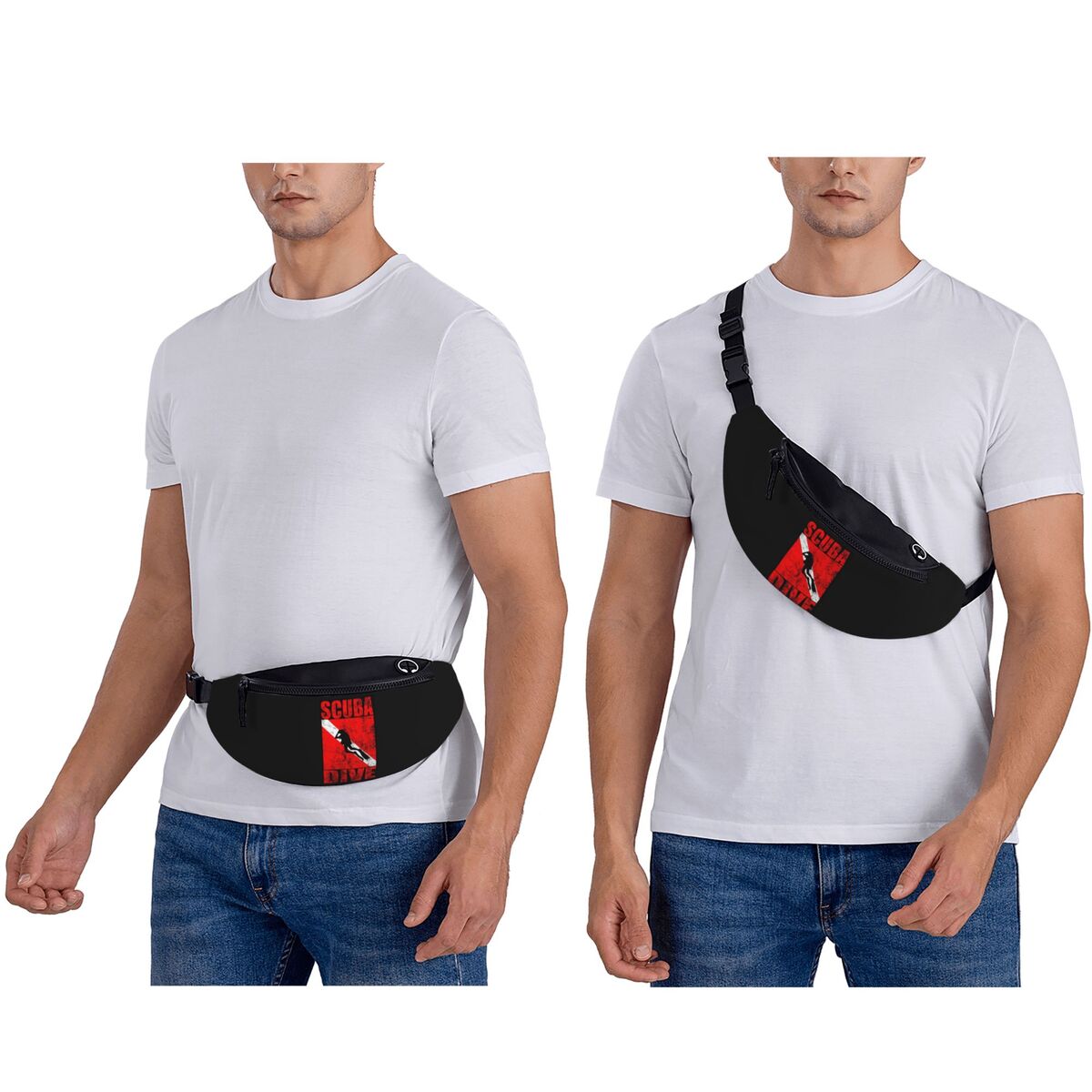 Torba biodrowa dla nurka, flag – Running Gear Bag For Men recenzja i cena
