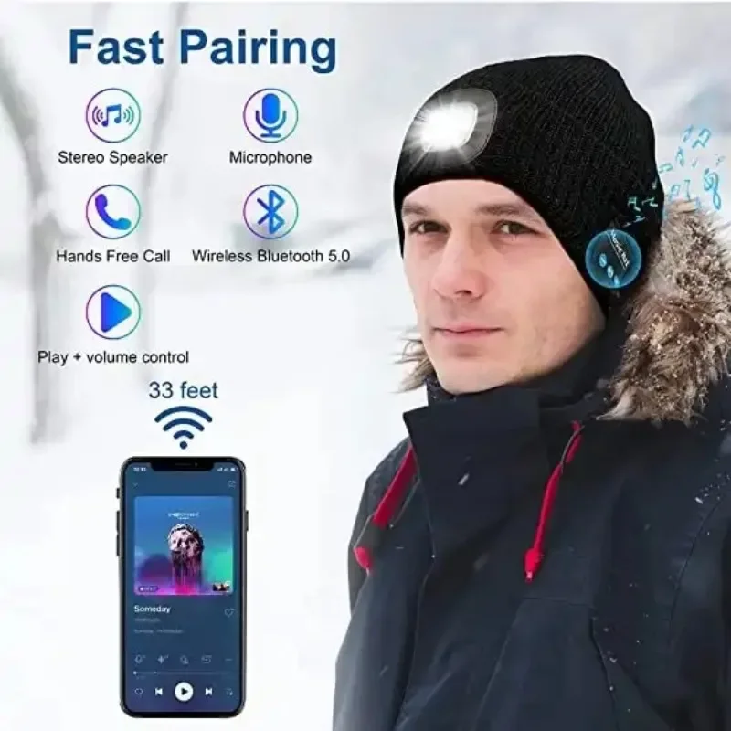 Czapka z dzianiny z oświetleni – Running Gear For Marathon recenzja i cena