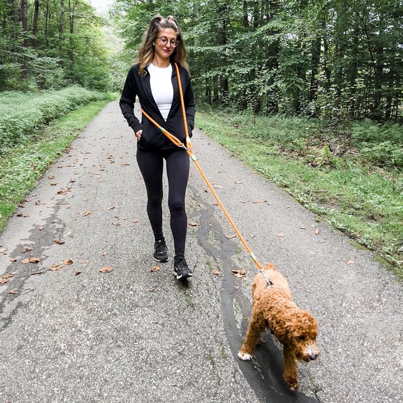 Odblaskowa smycz dla psa do ch – Running Gear Dog recenzja i cena